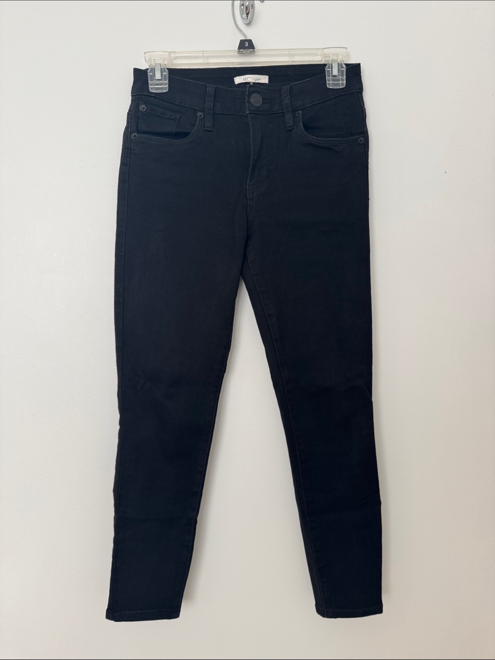 STS Blue Women's Black Ankle Skinny Jeans
